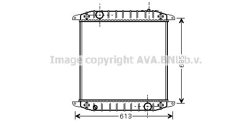 AVA QUALITY COOLING Radiaator,mootorijahutus IV2078